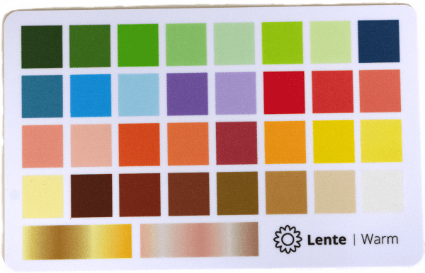 kleurenkaart lentetype kleuranalyse