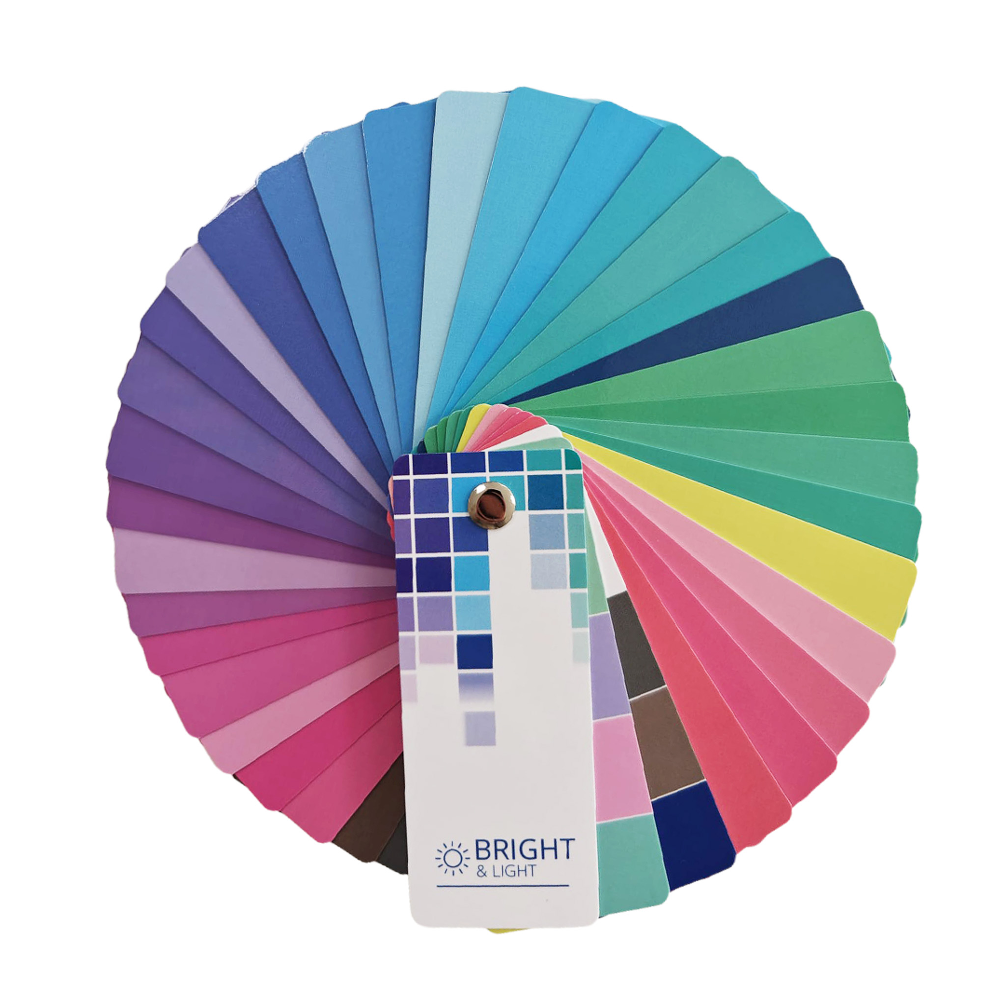 Bright summer kleurenwaaier kleuranalyse